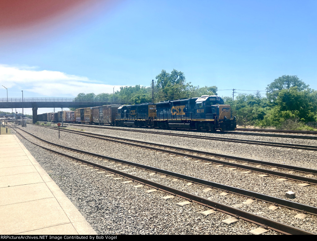 CSX 6238 and 4450